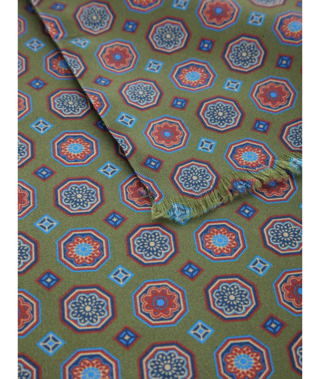 ASCOT Зеленый шерстяной шарф, фото 2