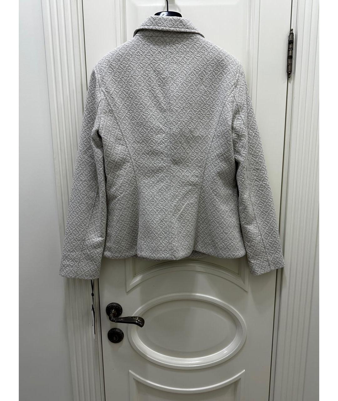 DKNY Бежевый хлопковый жакет/пиджак, фото 6