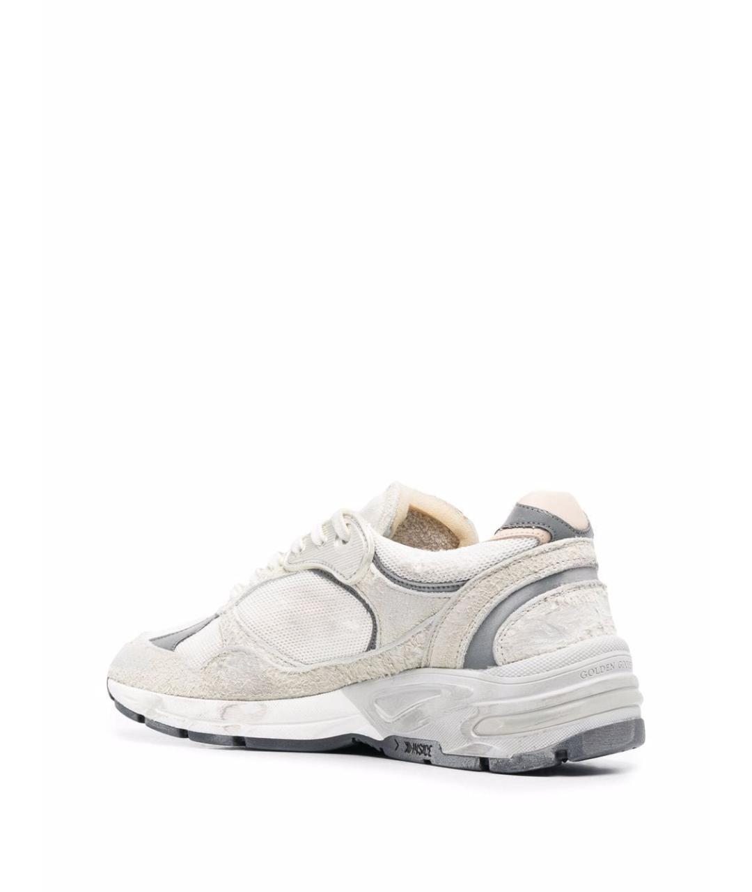 GOLDEN GOOSE DELUXE BRAND Бежевые текстильные кроссовки, фото 3