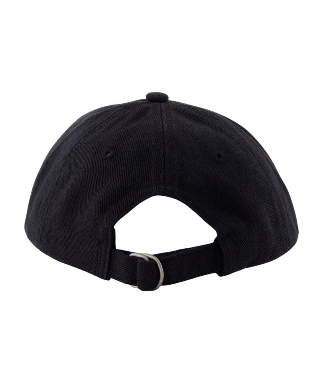 ACNE STUDIOS Черная хлопковая кепка, фото 2