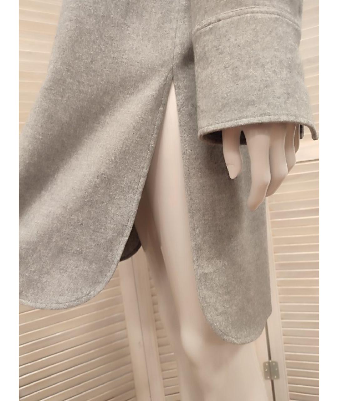 JOSEPH Серое шерстяное повседневное платье, фото 9