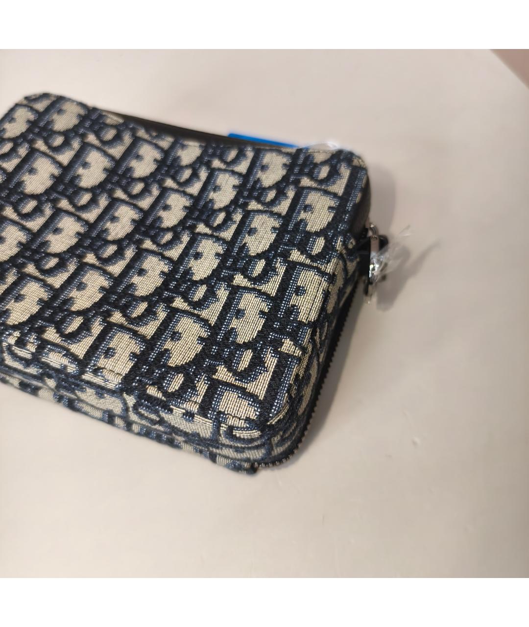 CHRISTIAN DIOR Темно-синяя сумка через плечо, фото 2