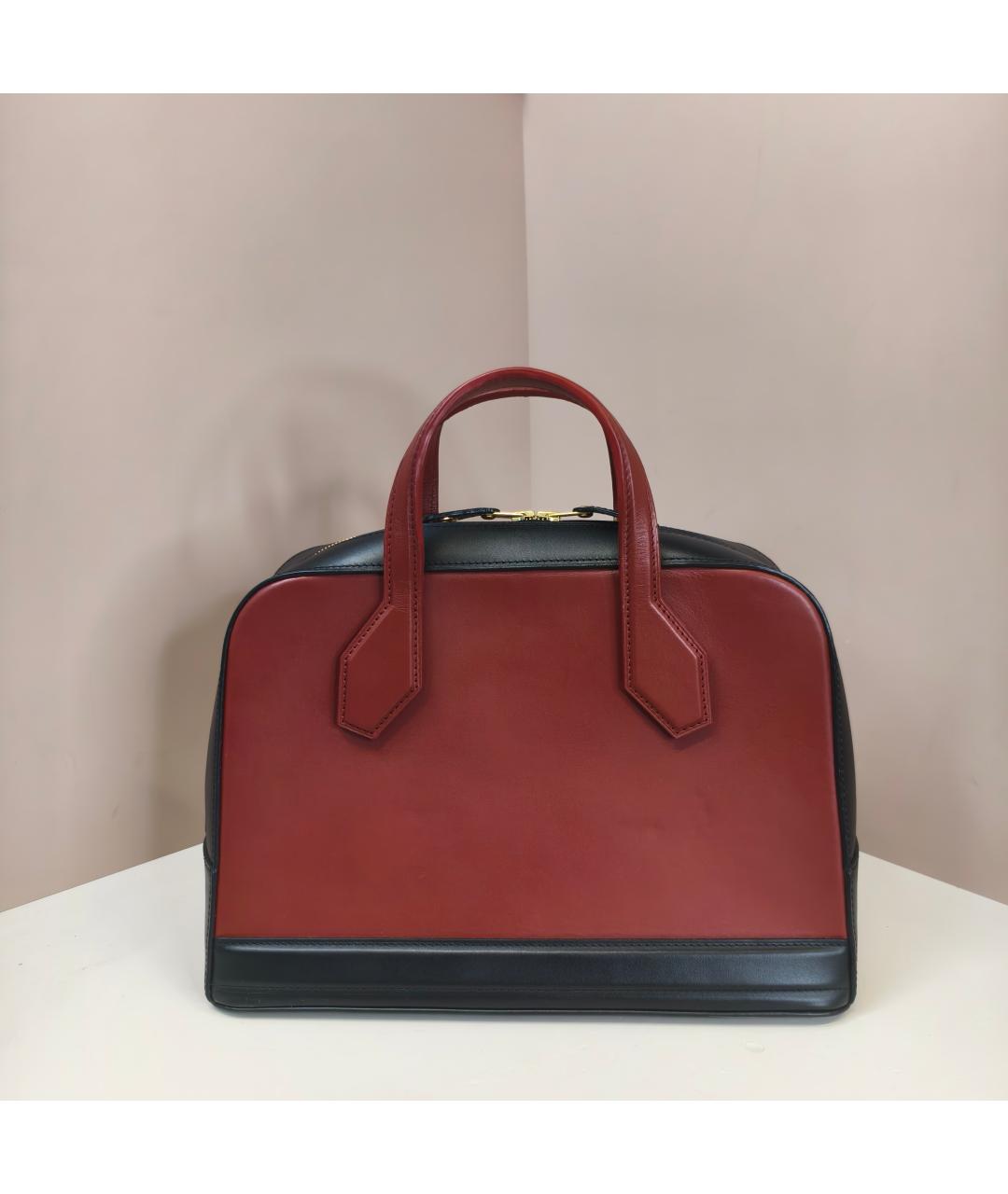 LOUIS VUITTON Красная кожаная сумка через плечо, фото 3