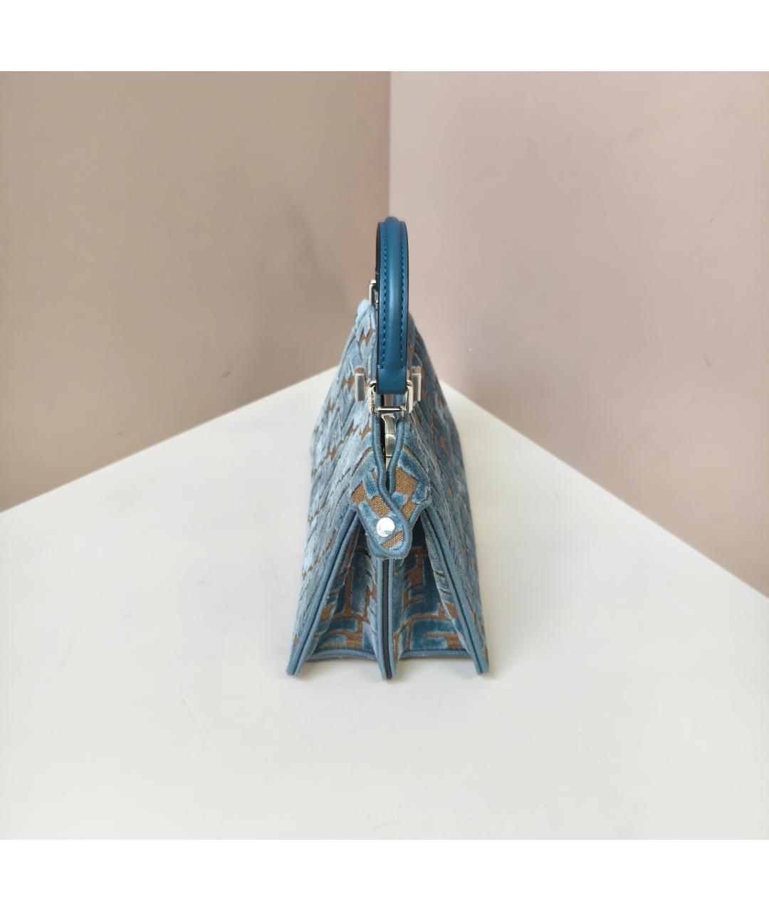 FENDI Синяя сумка через плечо, фото 2