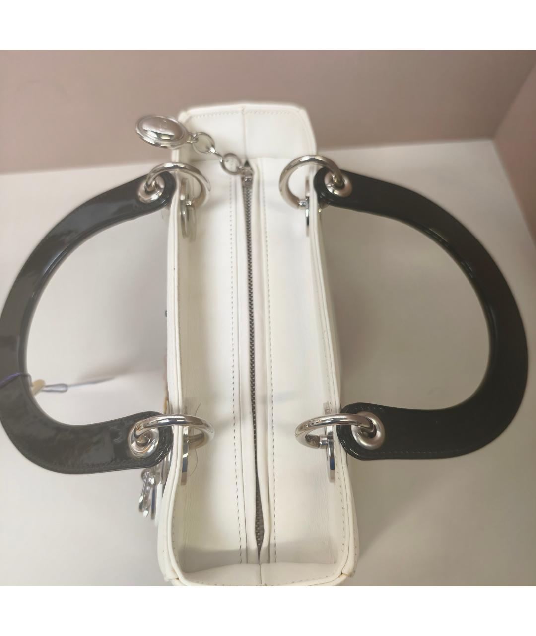 CHRISTIAN DIOR Белая сумка через плечо, фото 8