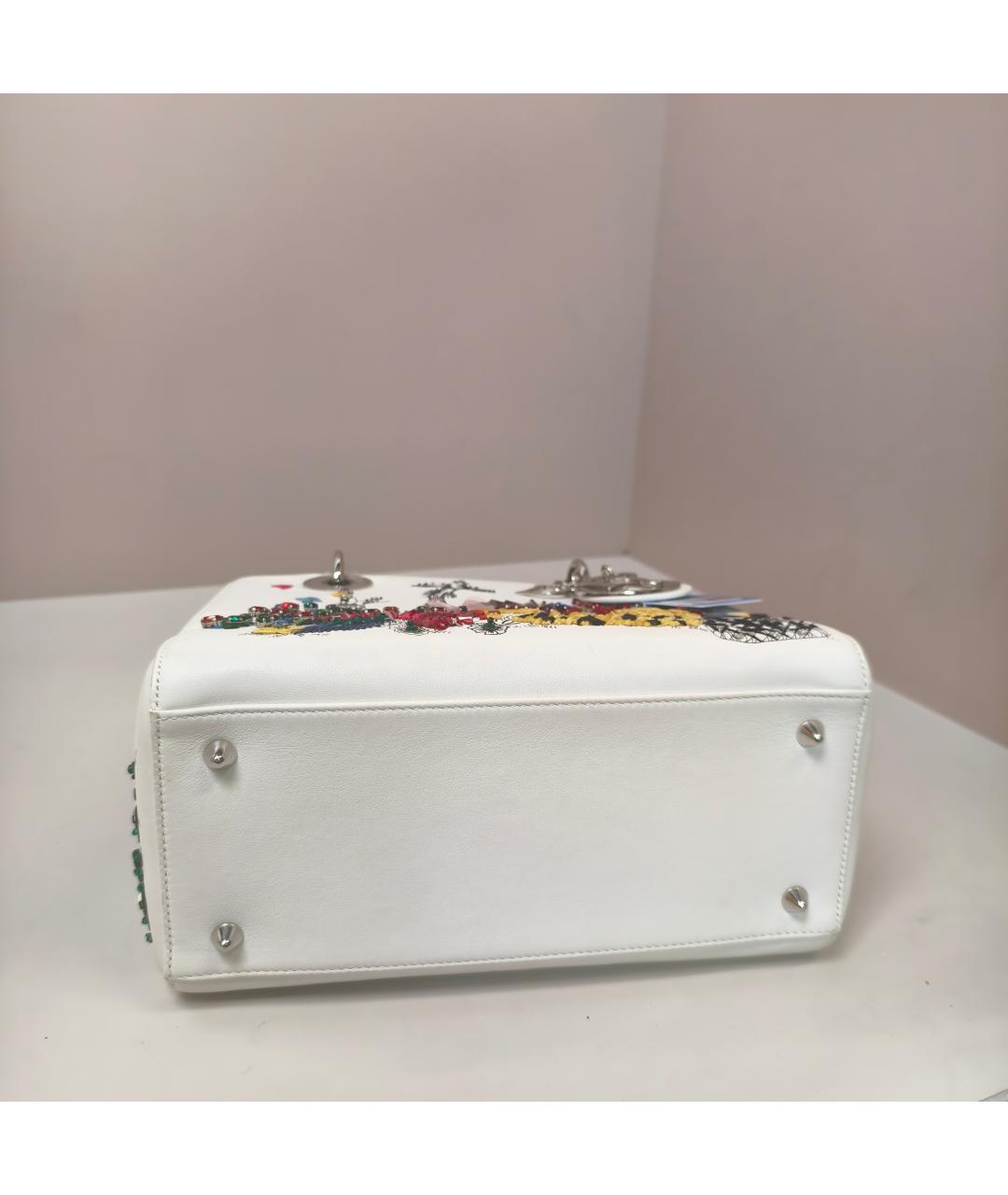 CHRISTIAN DIOR Белая сумка через плечо, фото 6