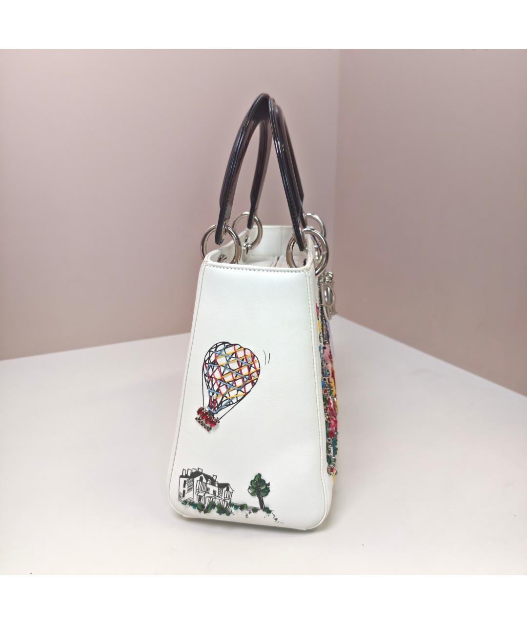 CHRISTIAN DIOR Белая сумка через плечо, фото 5