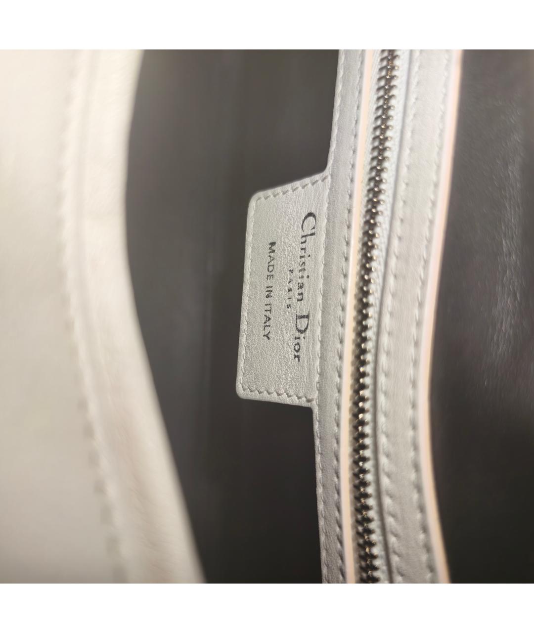 CHRISTIAN DIOR Белая сумка через плечо, фото 4