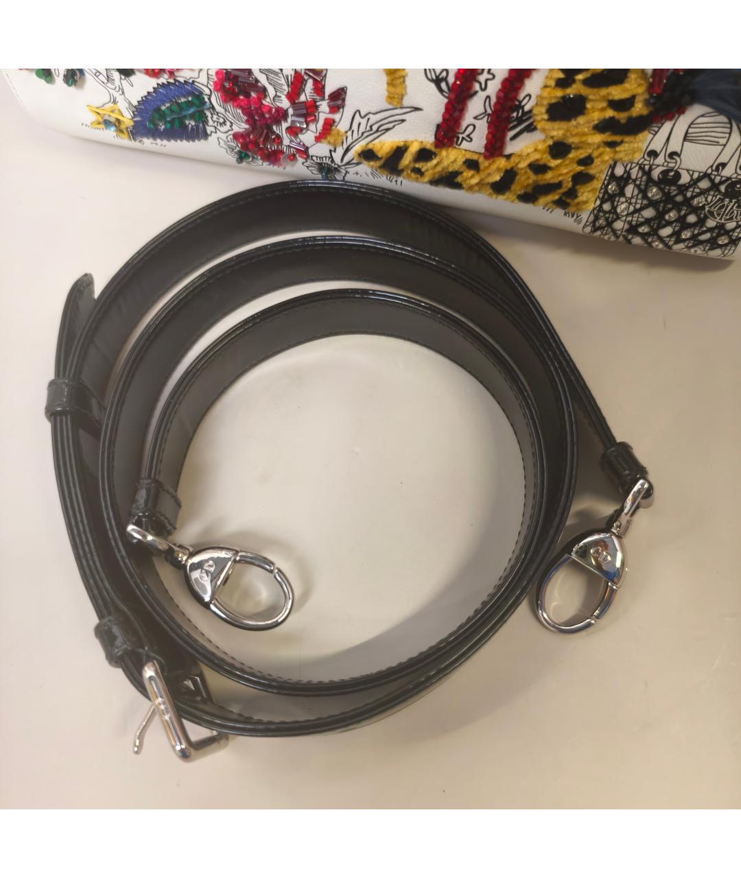 CHRISTIAN DIOR Белая сумка через плечо, фото 2