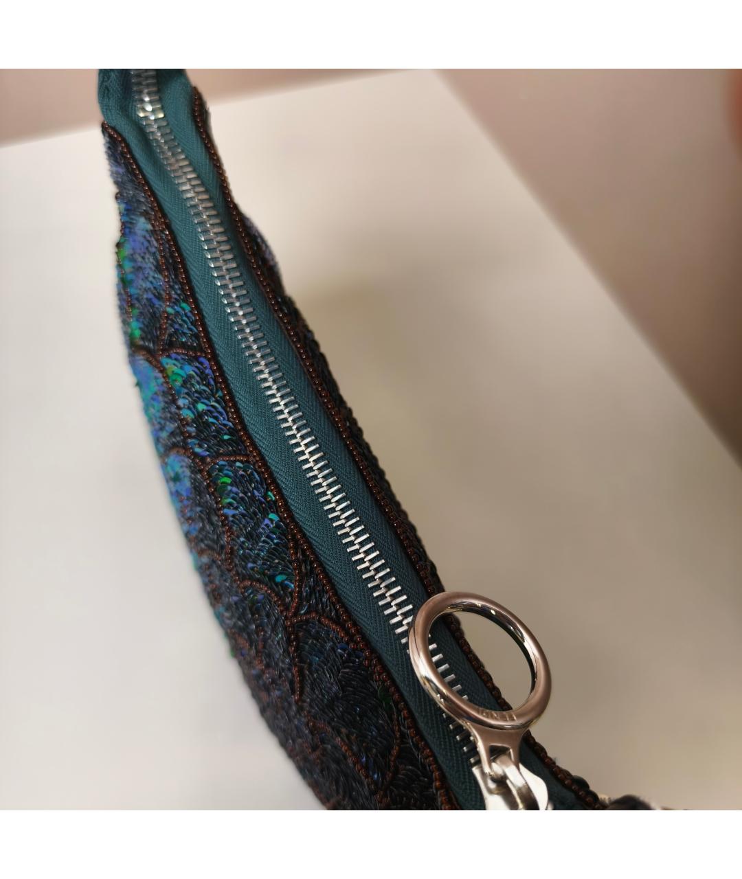 FENDI Зеленая сумка через плечо, фото 5