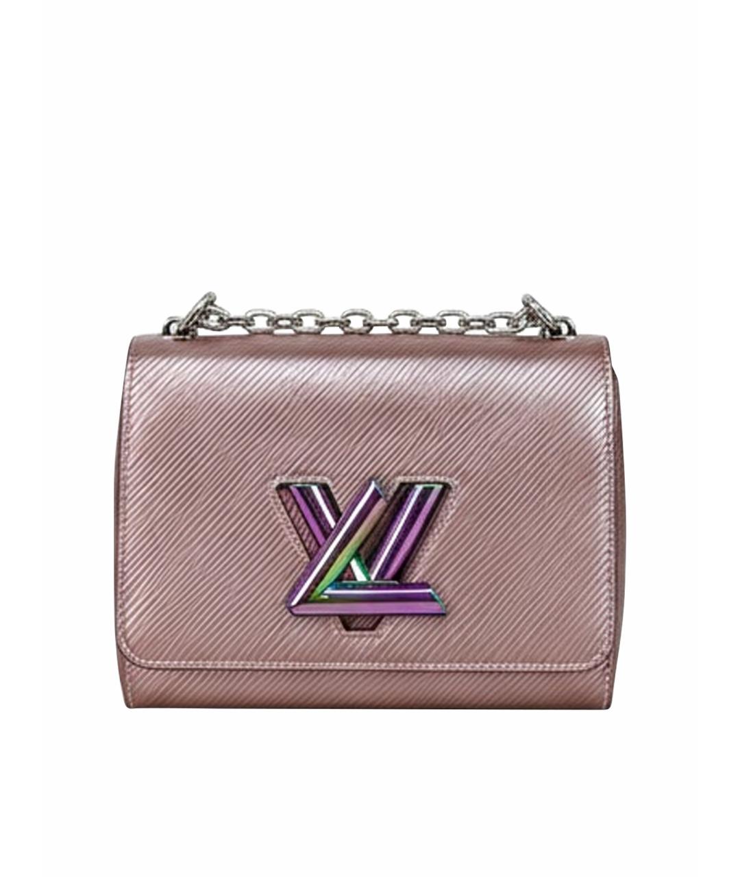 LOUIS VUITTON Розовая кожаная сумка через плечо, фото 1