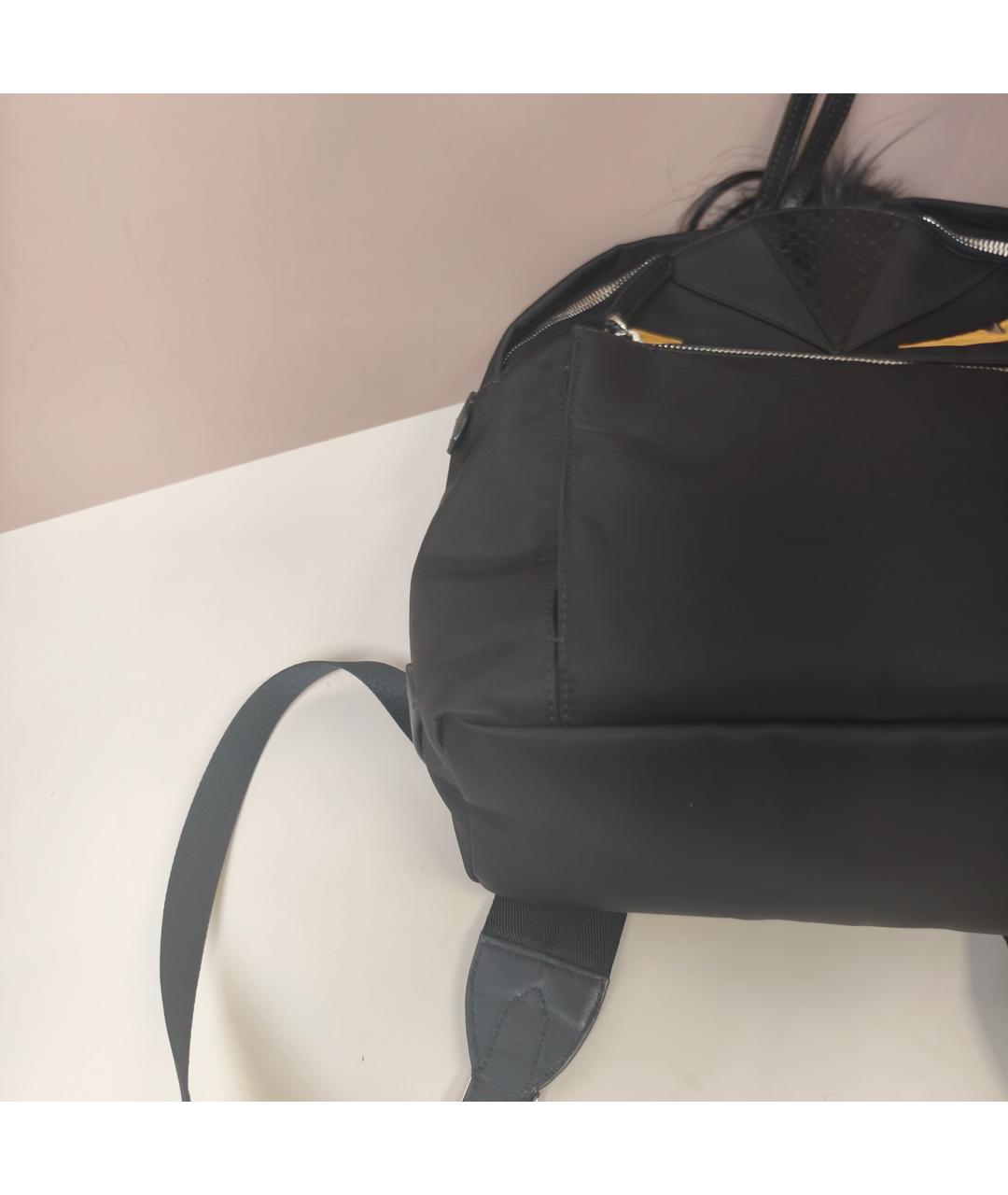 FENDI Черный рюкзак, фото 6