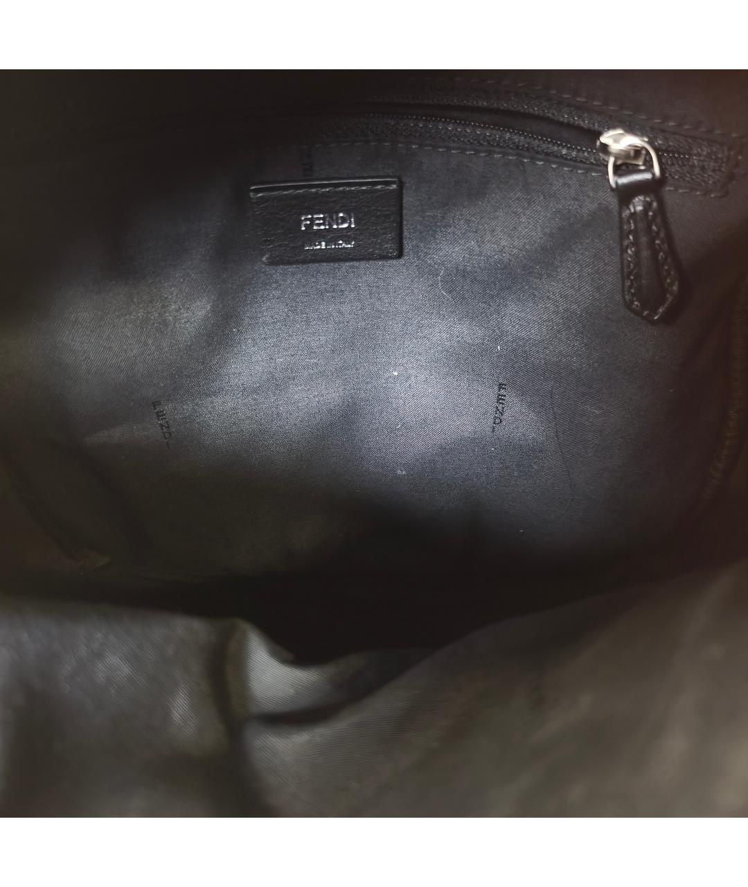 FENDI Черный рюкзак, фото 5