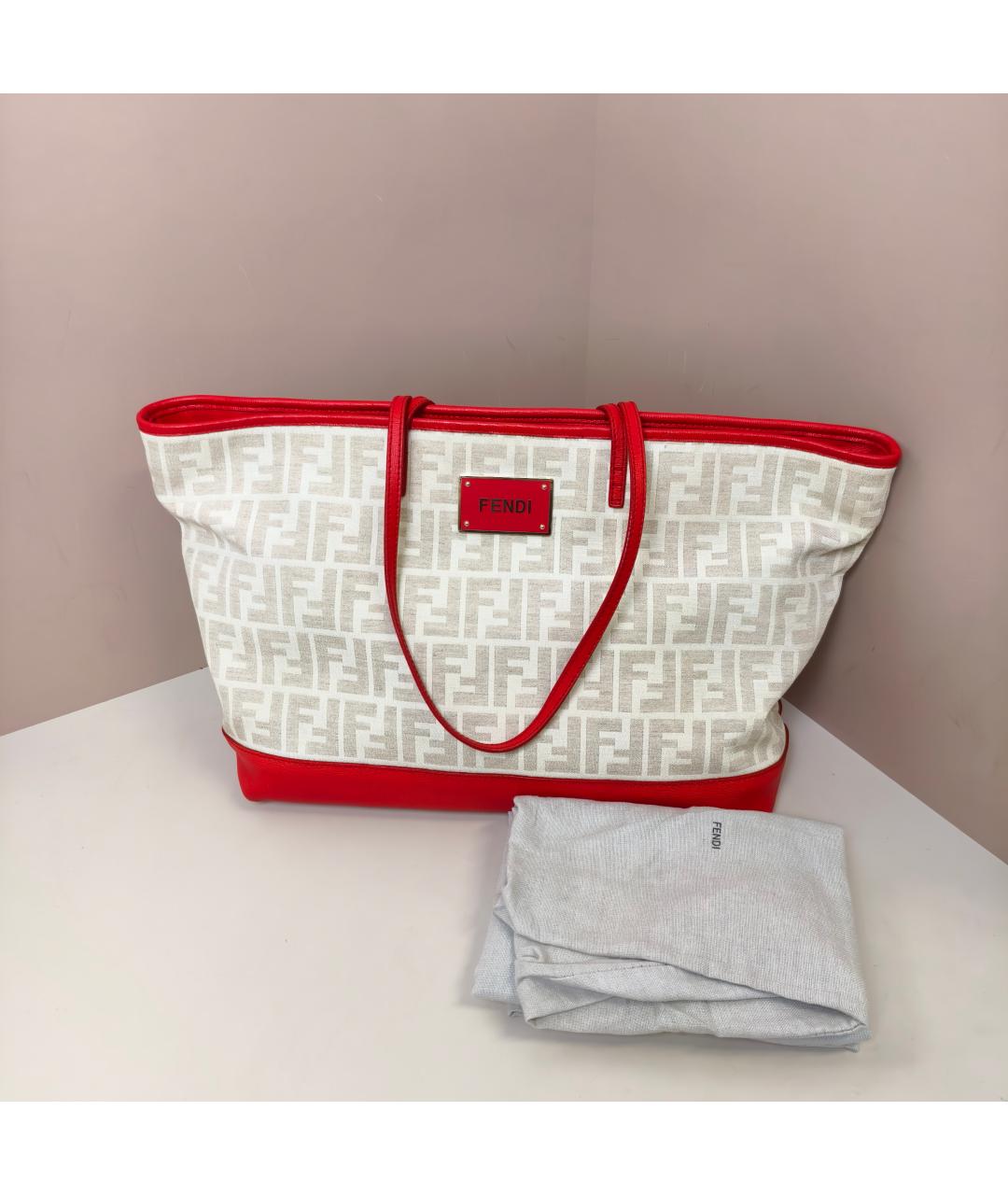 FENDI Белая сумка через плечо, фото 9