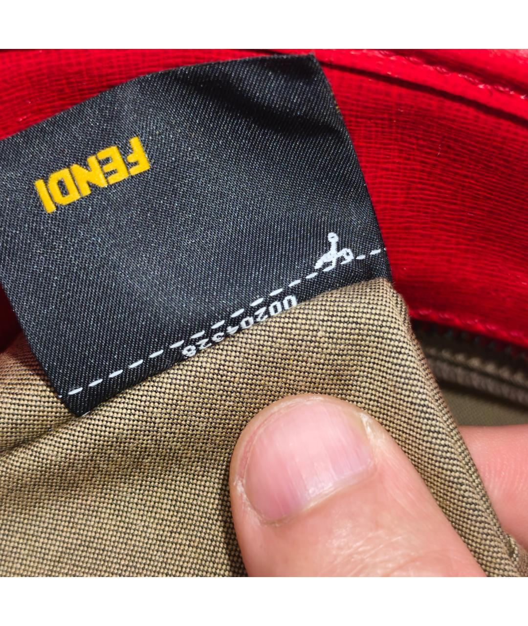 FENDI Белая сумка через плечо, фото 7