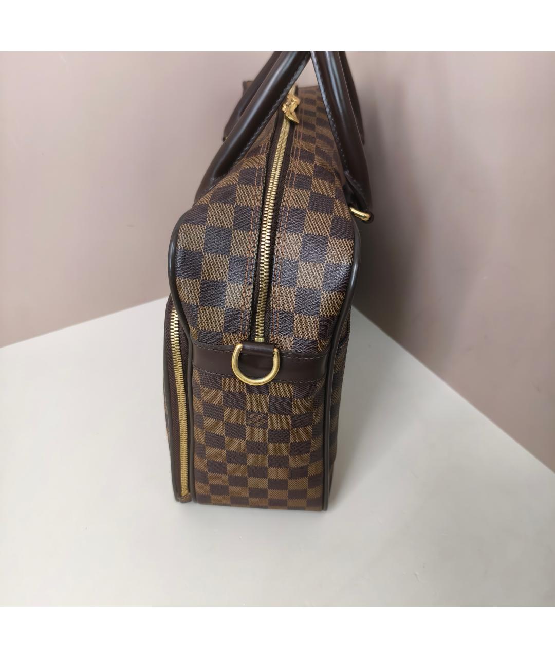 LOUIS VUITTON Коричневая сумка с короткими ручками, фото 5