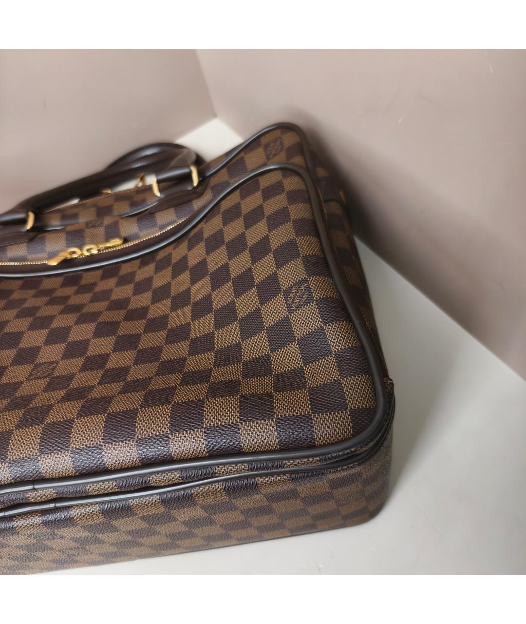 LOUIS VUITTON Коричневая сумка с короткими ручками, фото 8