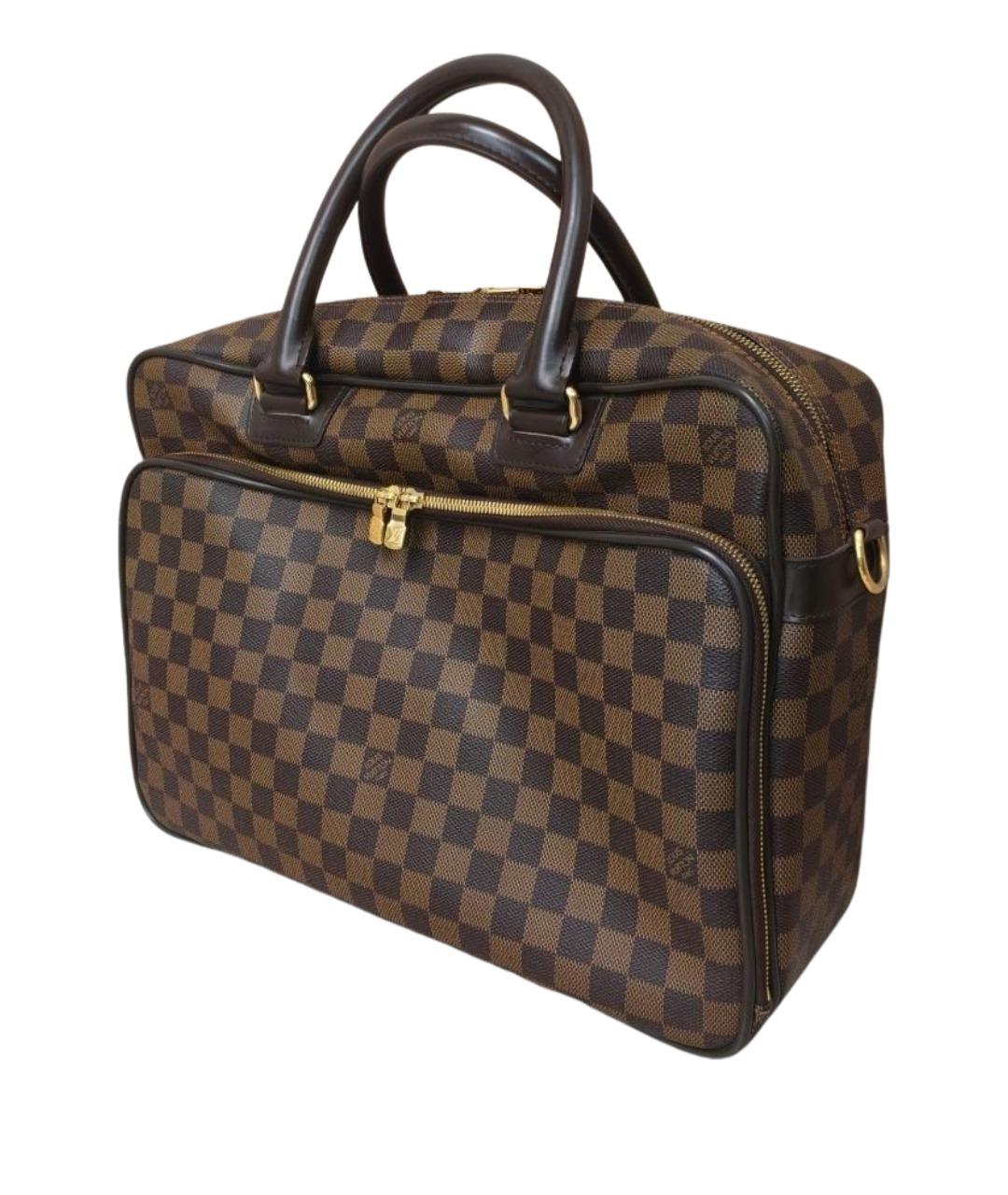 LOUIS VUITTON Коричневая сумка с короткими ручками, фото 1