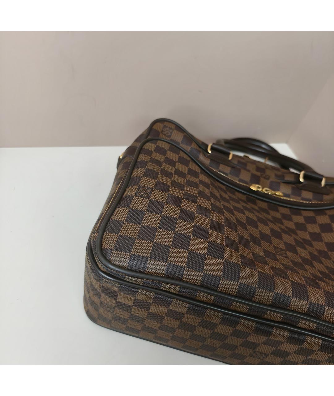 LOUIS VUITTON Коричневая сумка с короткими ручками, фото 4