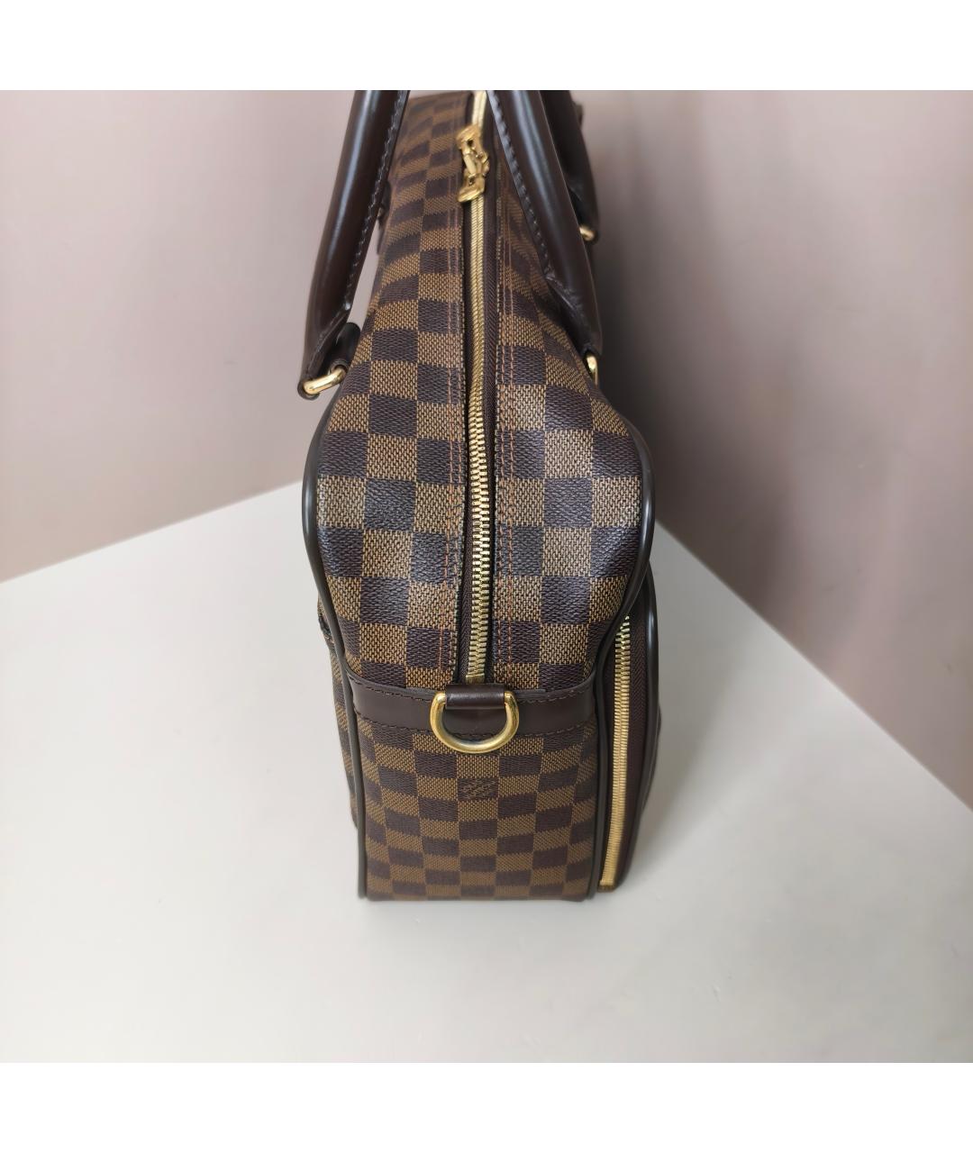 LOUIS VUITTON Коричневая сумка с короткими ручками, фото 6