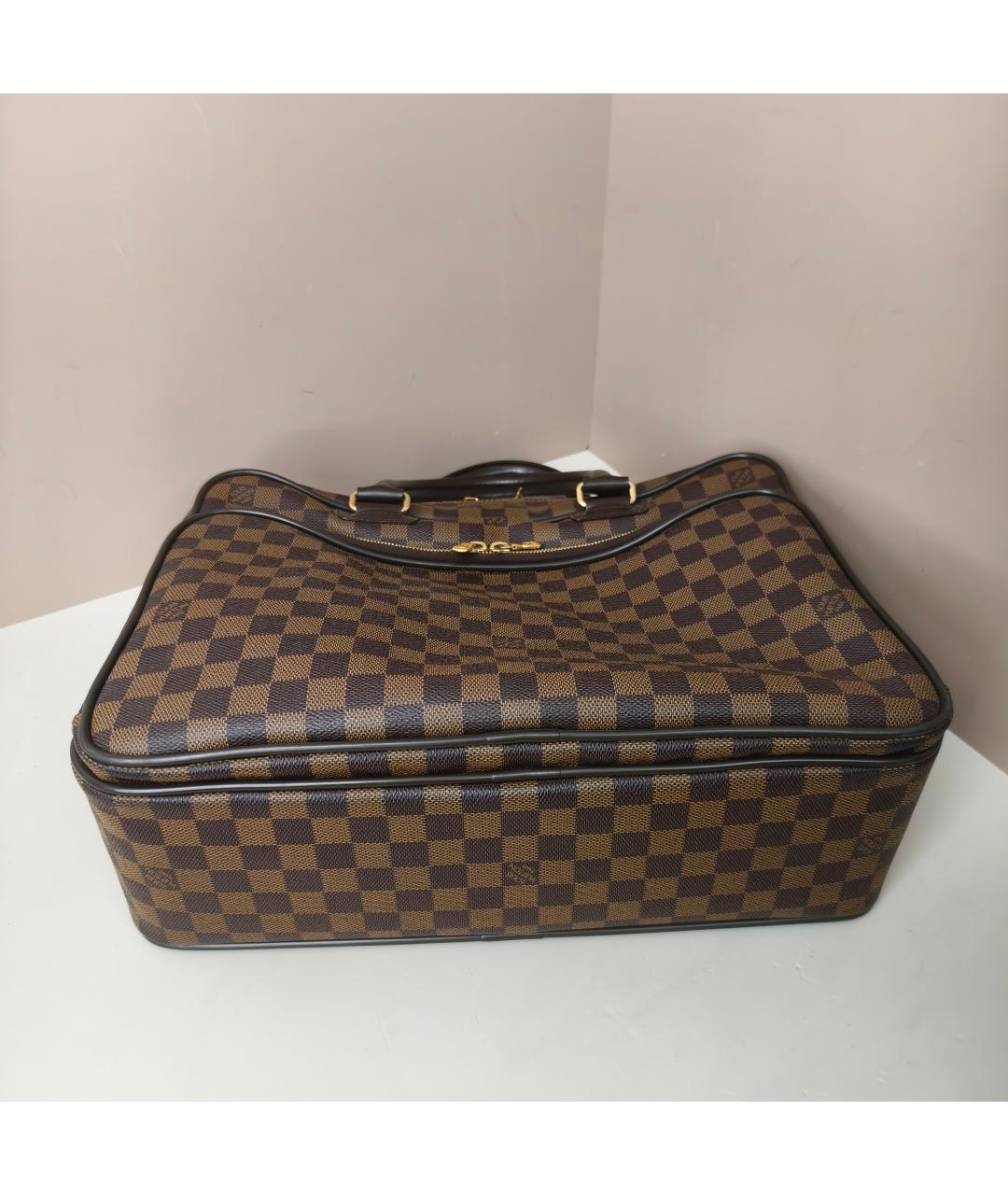 LOUIS VUITTON Коричневая сумка с короткими ручками, фото 3
