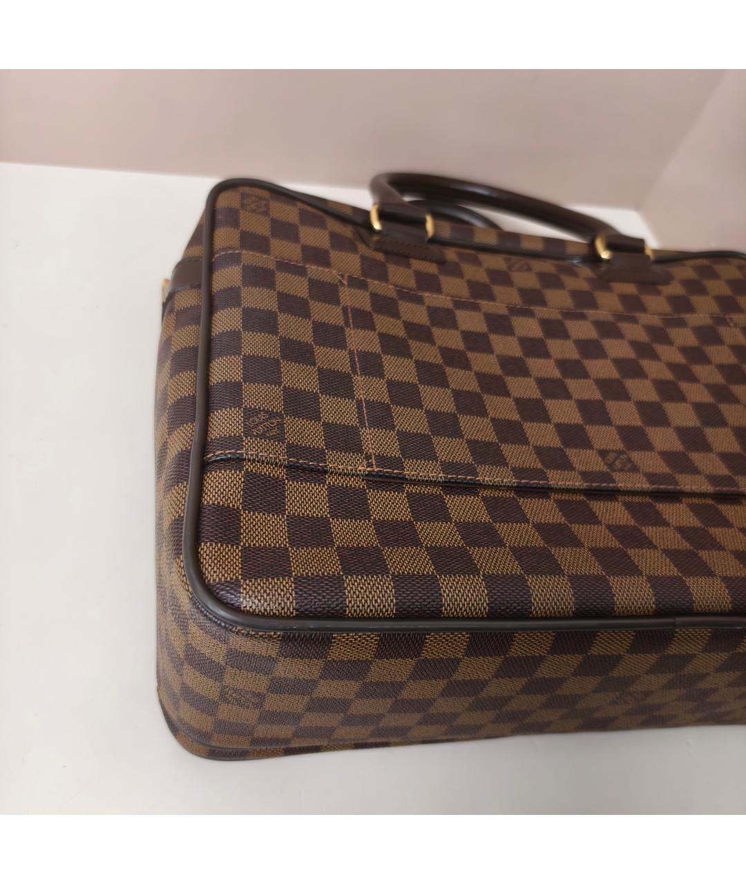 LOUIS VUITTON Коричневая сумка с короткими ручками, фото 9