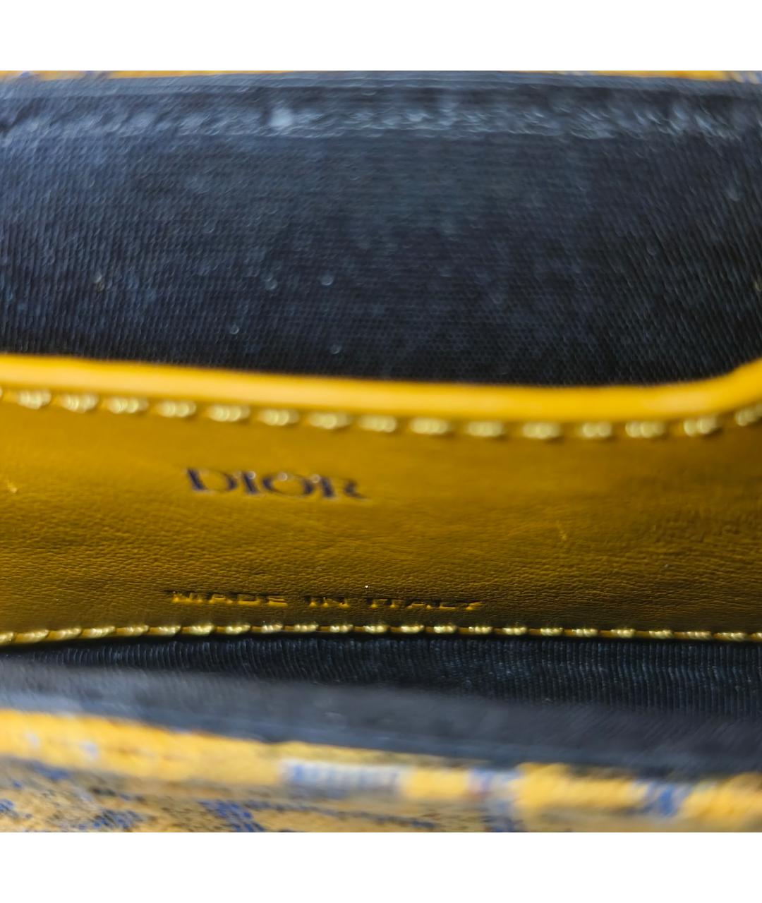 CHRISTIAN DIOR Желтая сумка через плечо, фото 6