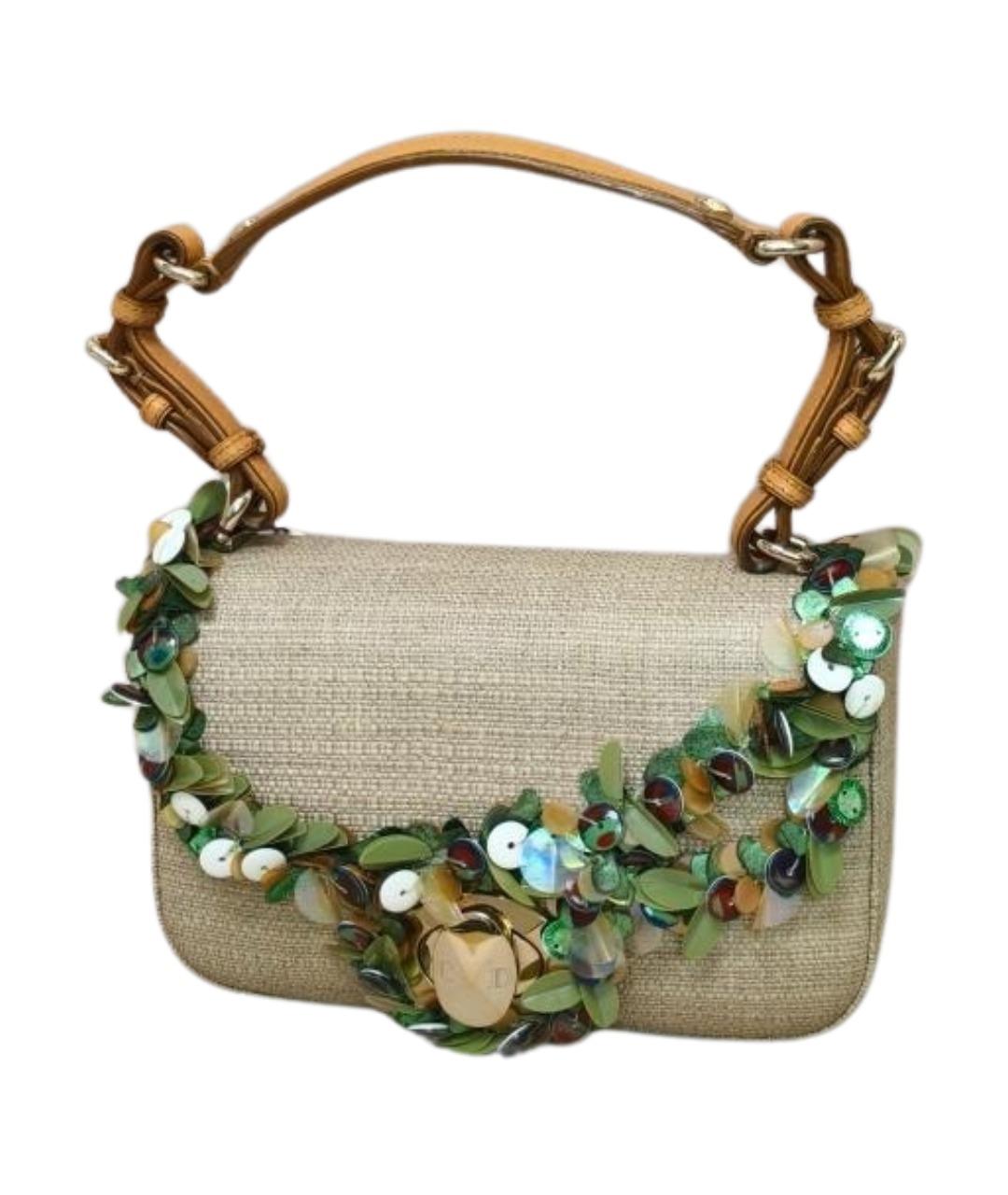 CHRISTIAN DIOR Бежевая сумка через плечо, фото 1