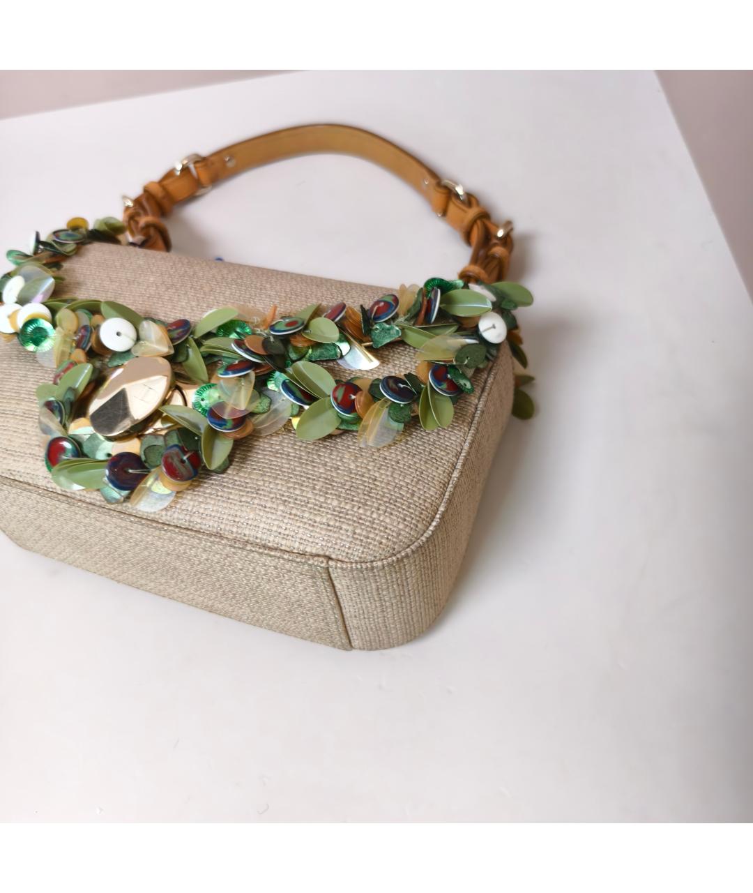 CHRISTIAN DIOR Бежевая сумка через плечо, фото 8