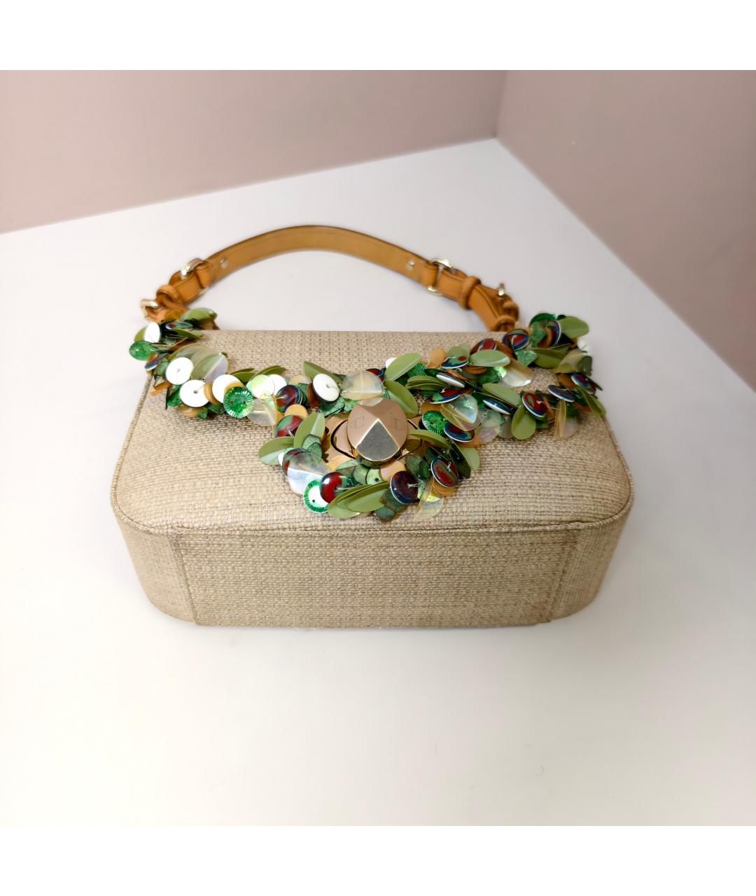 CHRISTIAN DIOR Бежевая сумка через плечо, фото 4