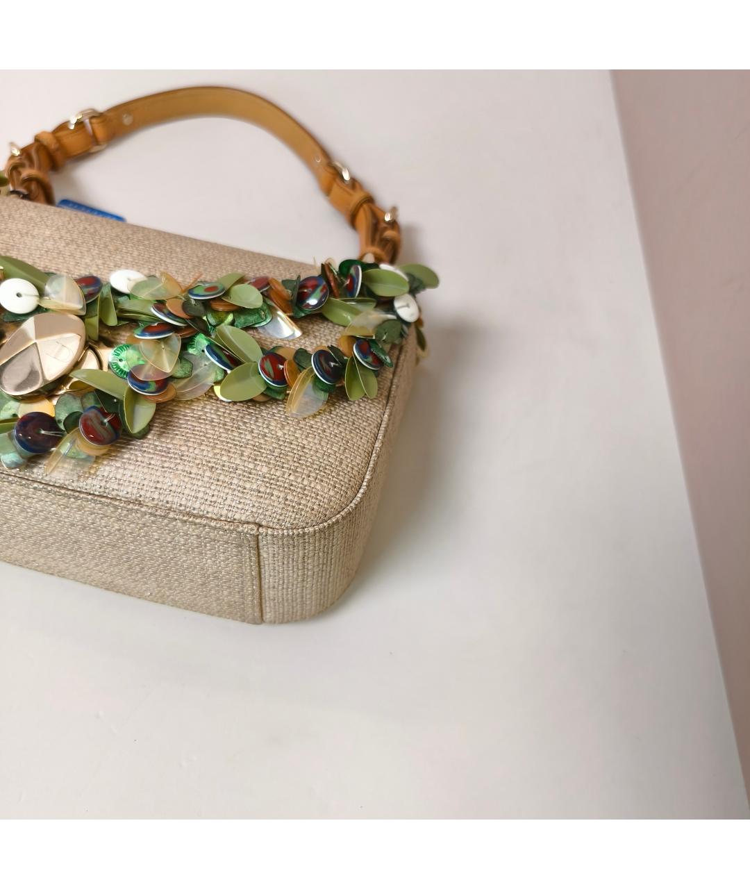 CHRISTIAN DIOR Бежевая сумка через плечо, фото 5