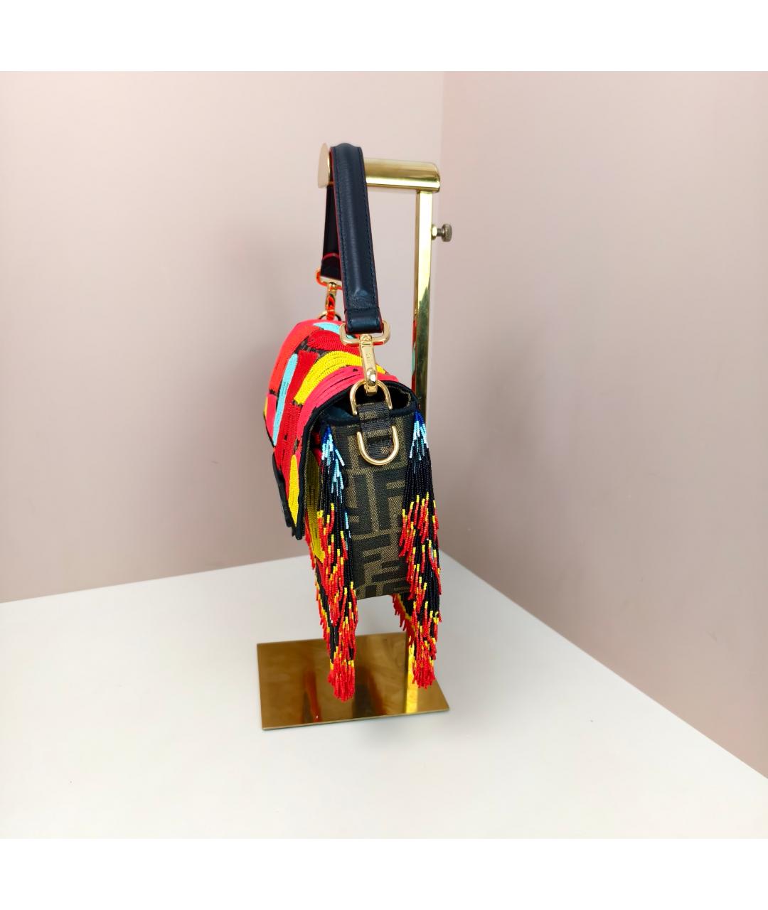 FENDI Красная сумка через плечо, фото 6