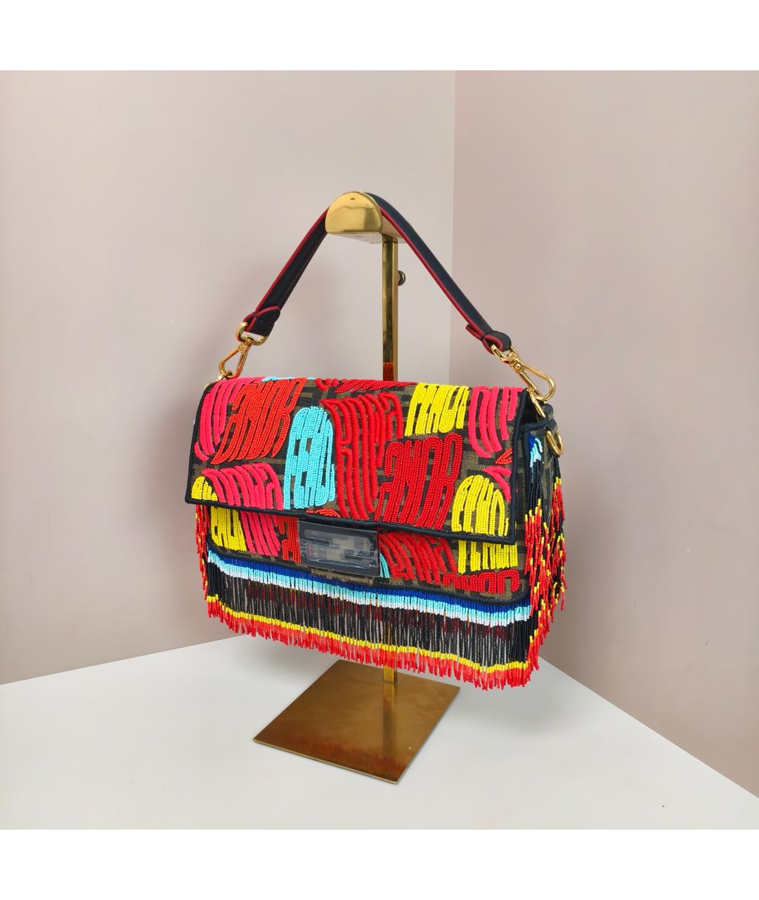 FENDI Красная сумка через плечо, фото 10