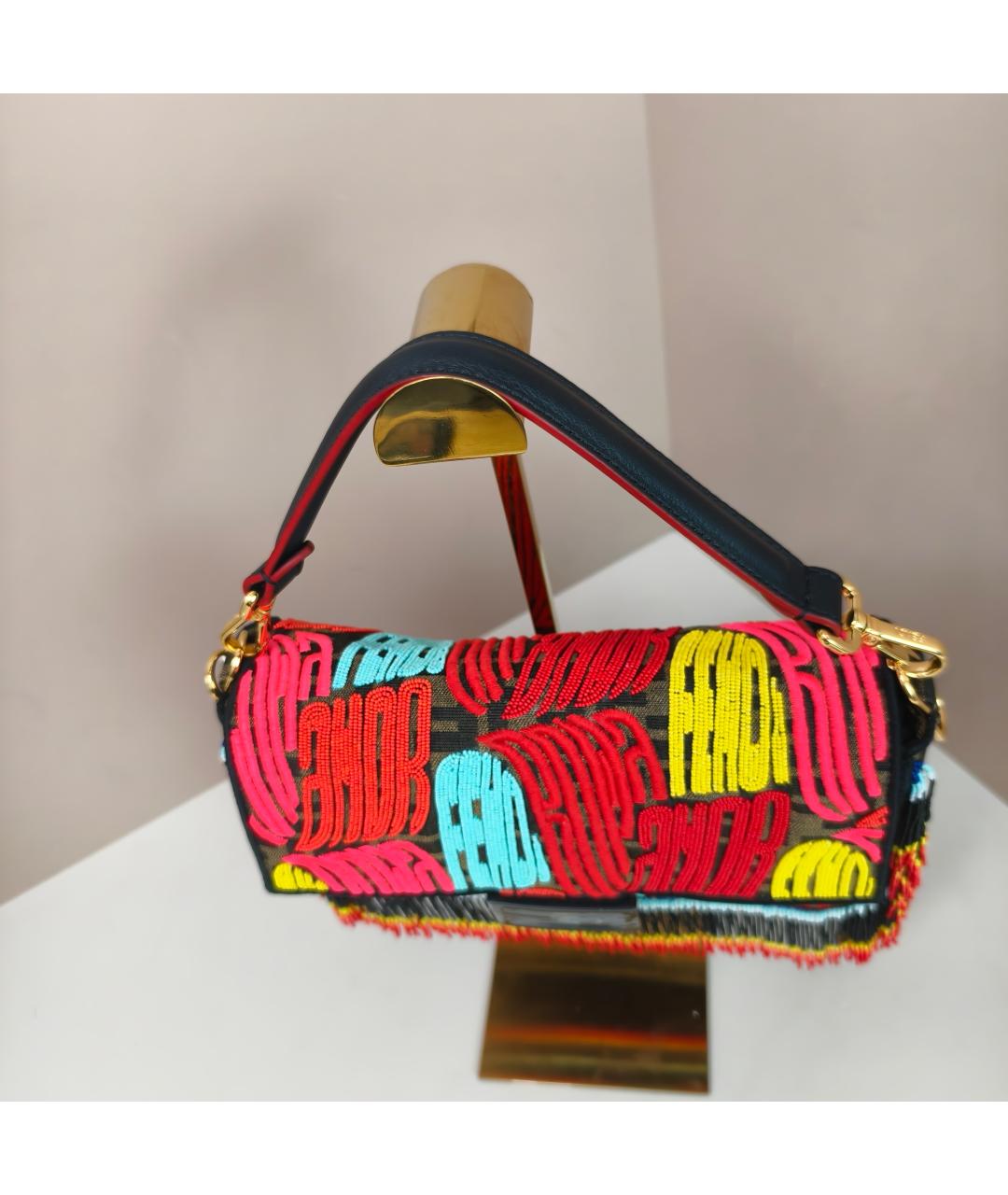 FENDI Красная сумка через плечо, фото 5