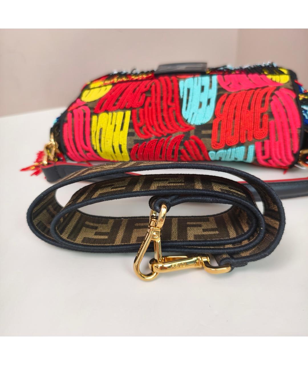 FENDI Красная сумка через плечо, фото 3