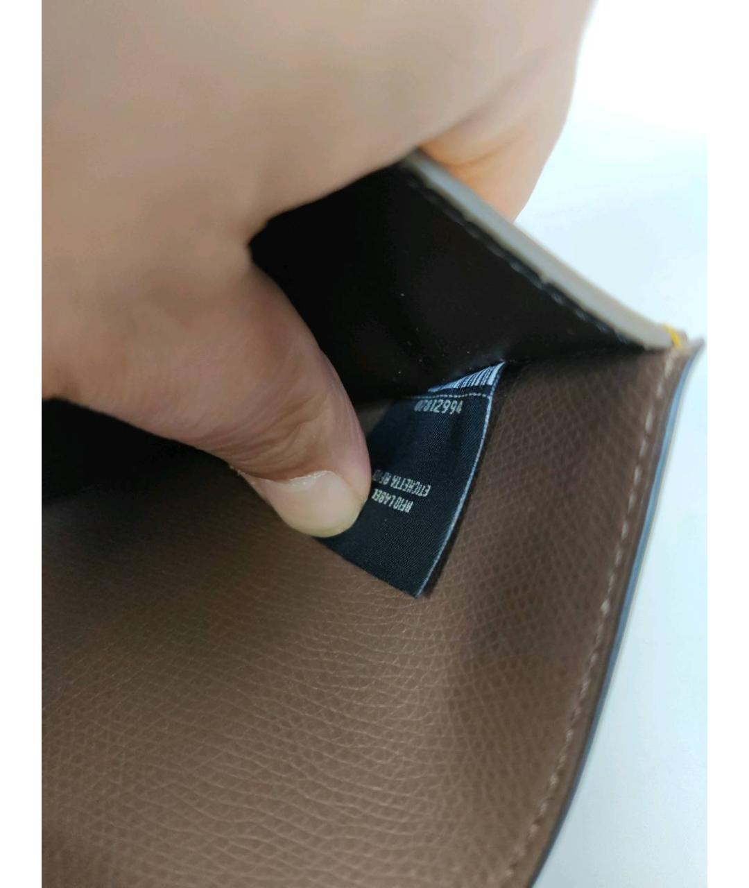 FENDI Коричневый кошелек, фото 2