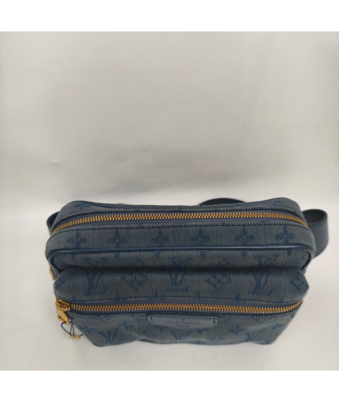 LOUIS VUITTON Синяя поясная сумка, фото 7