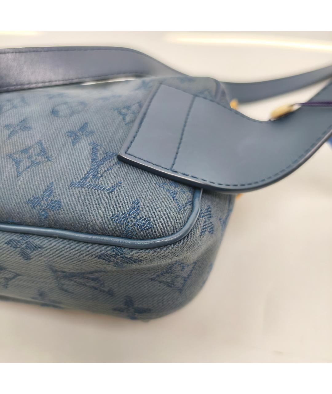 LOUIS VUITTON Синяя поясная сумка, фото 5