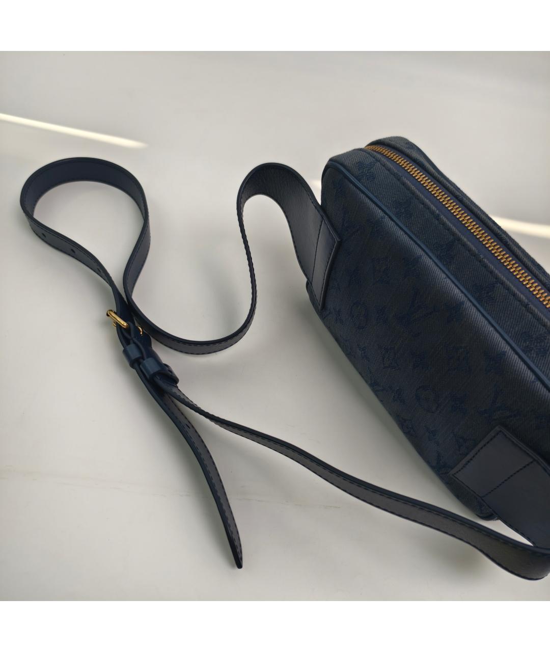 LOUIS VUITTON Синяя поясная сумка, фото 6