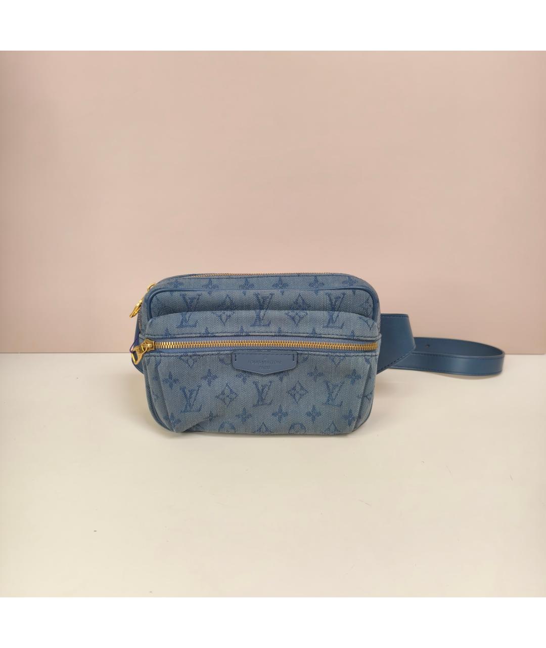 FENDI Синяя поясная сумка, фото 5