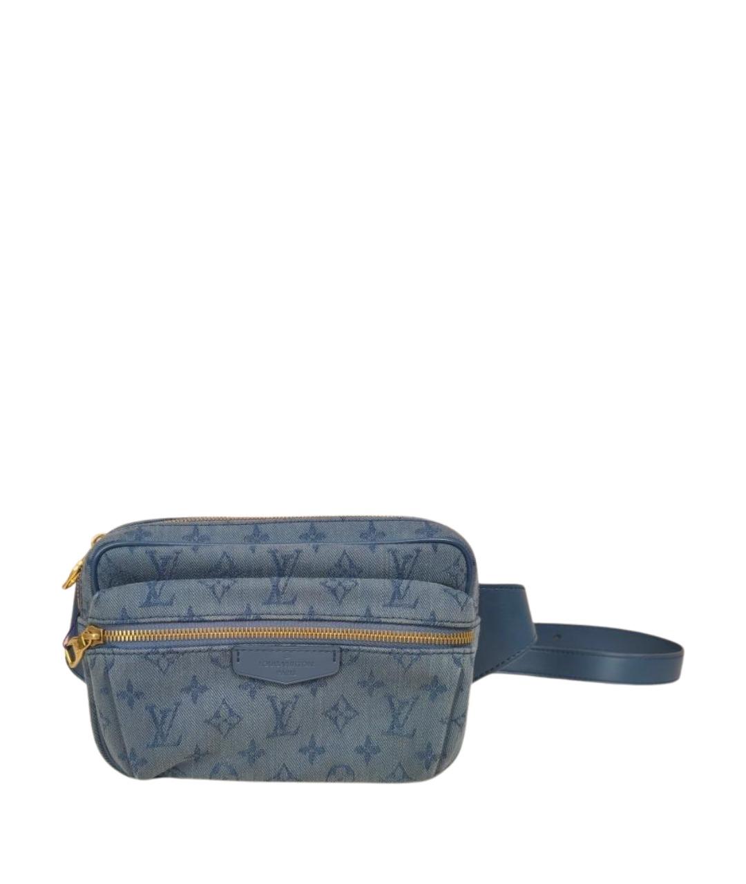 FENDI Синяя поясная сумка, фото 1