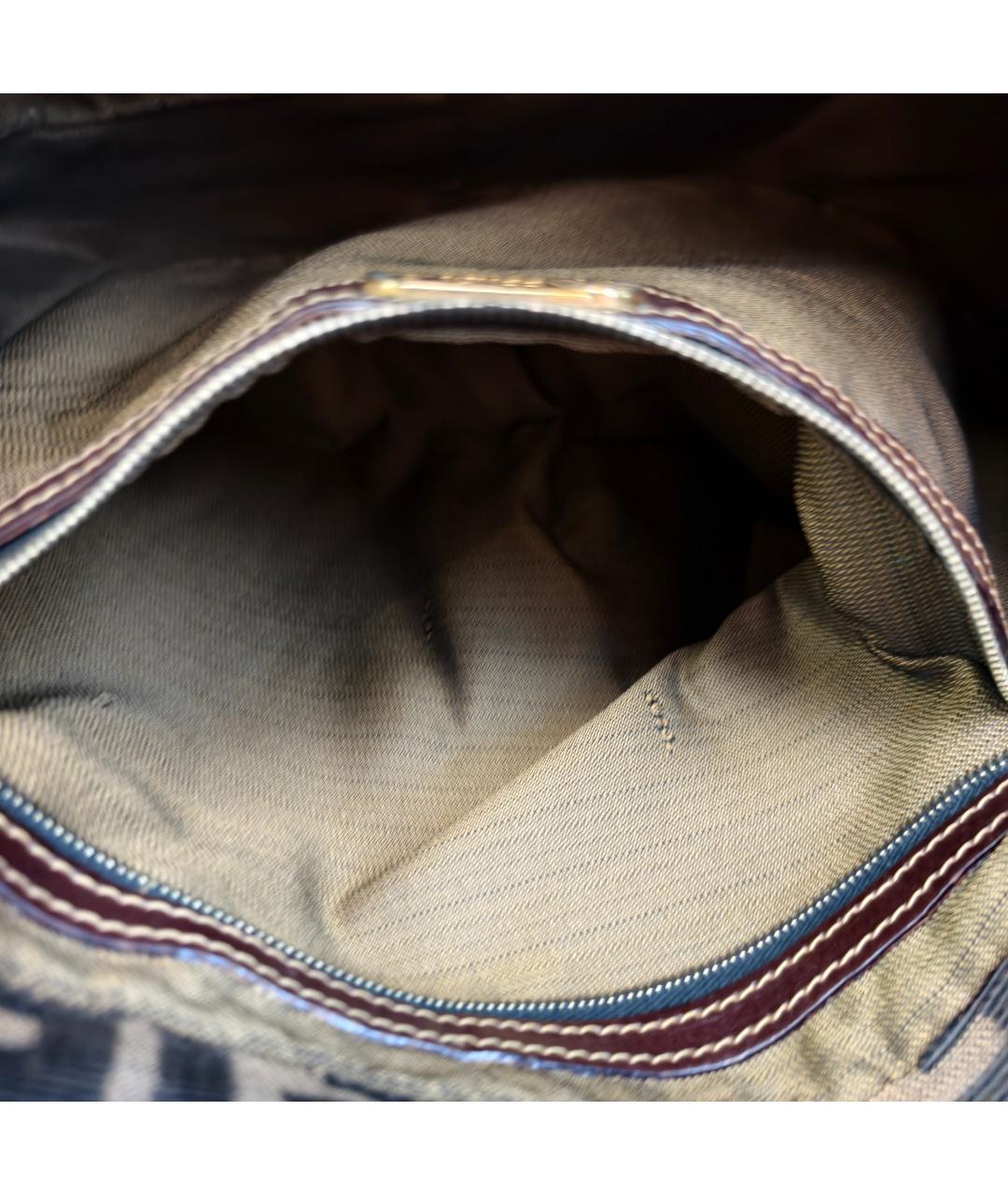 FENDI Коричневая сумка через плечо, фото 2