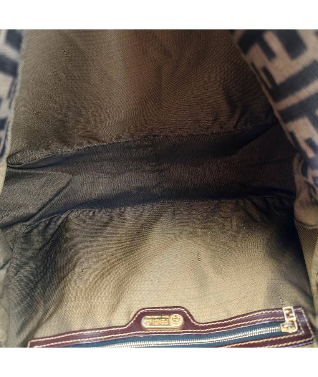 FENDI Коричневая сумка через плечо, фото 4