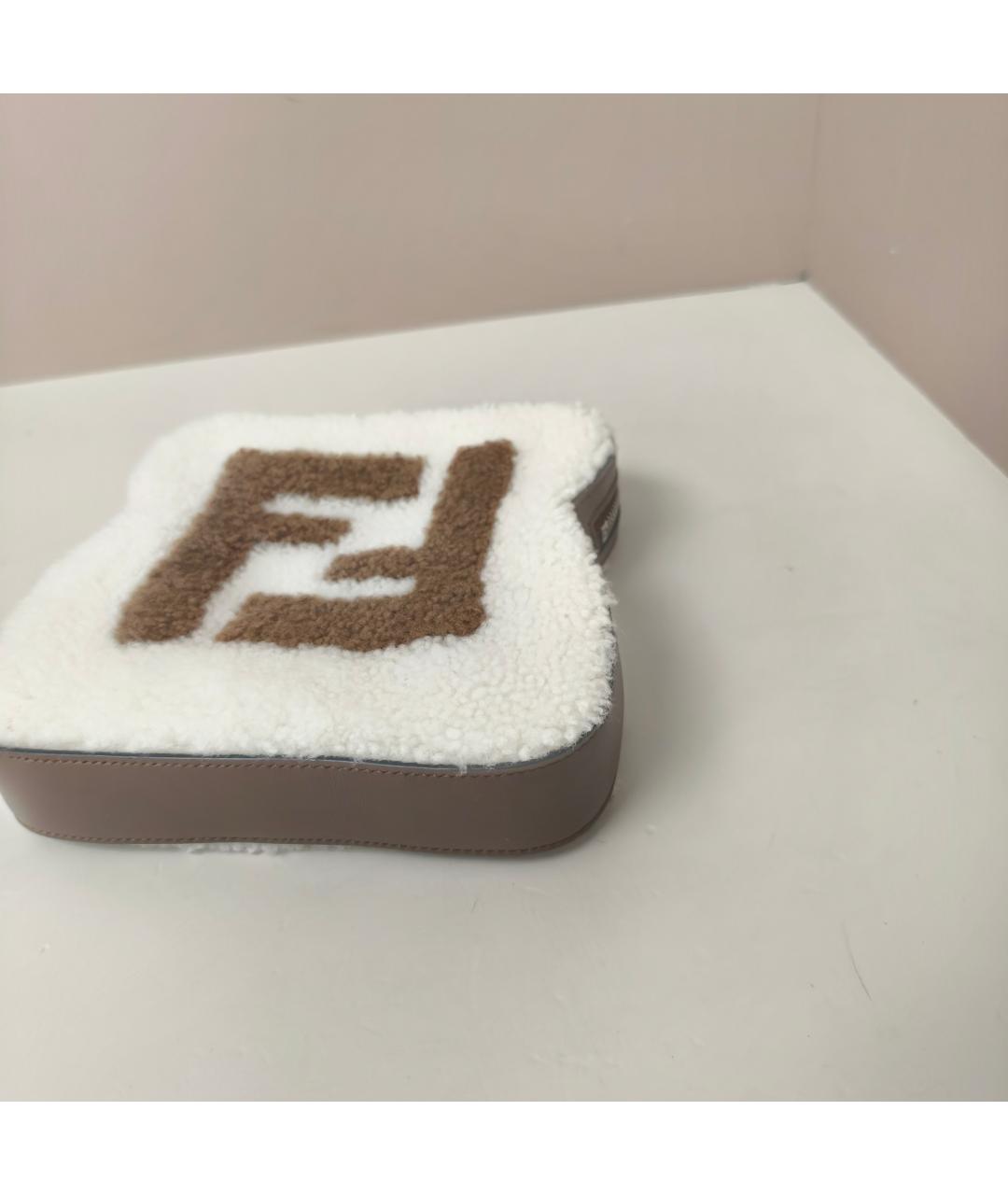 FENDI Белая сумка через плечо, фото 7