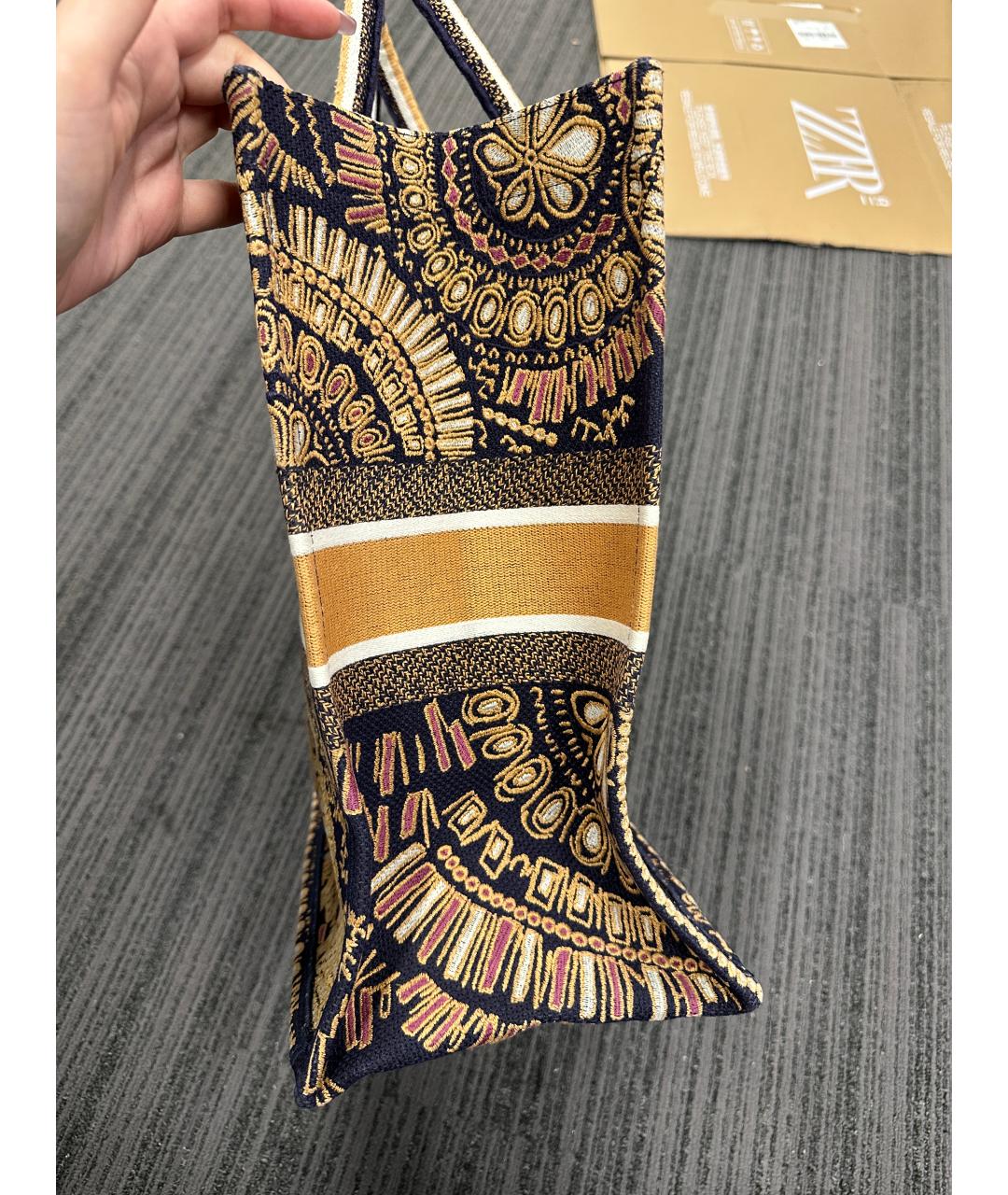 CHRISTIAN DIOR Бежевая сумка через плечо, фото 5