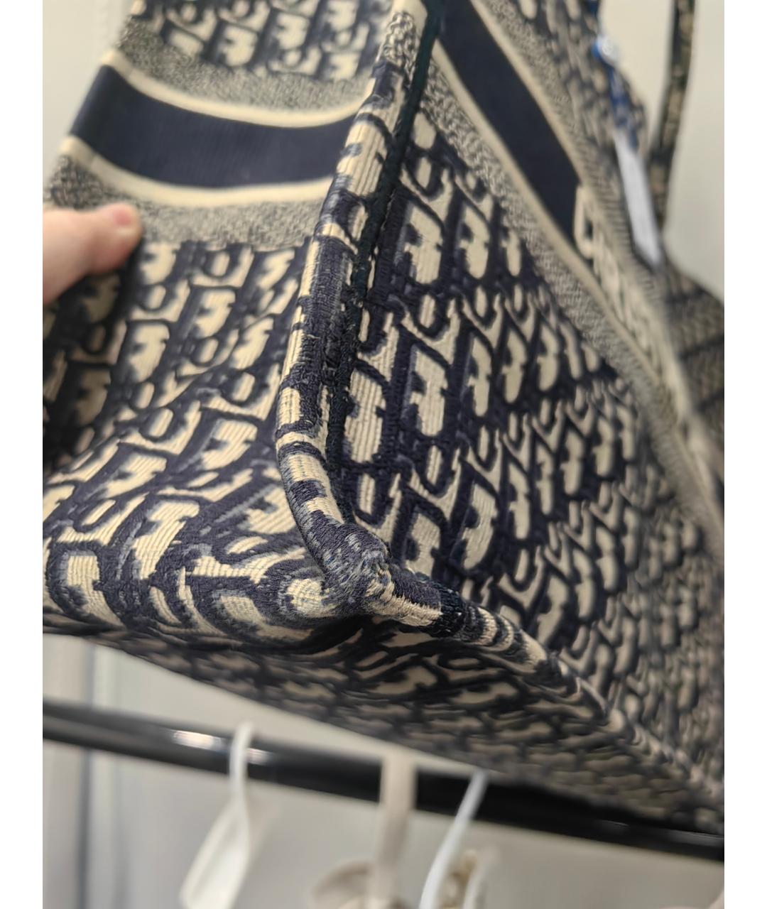 CHRISTIAN DIOR Синяя сумка через плечо, фото 4