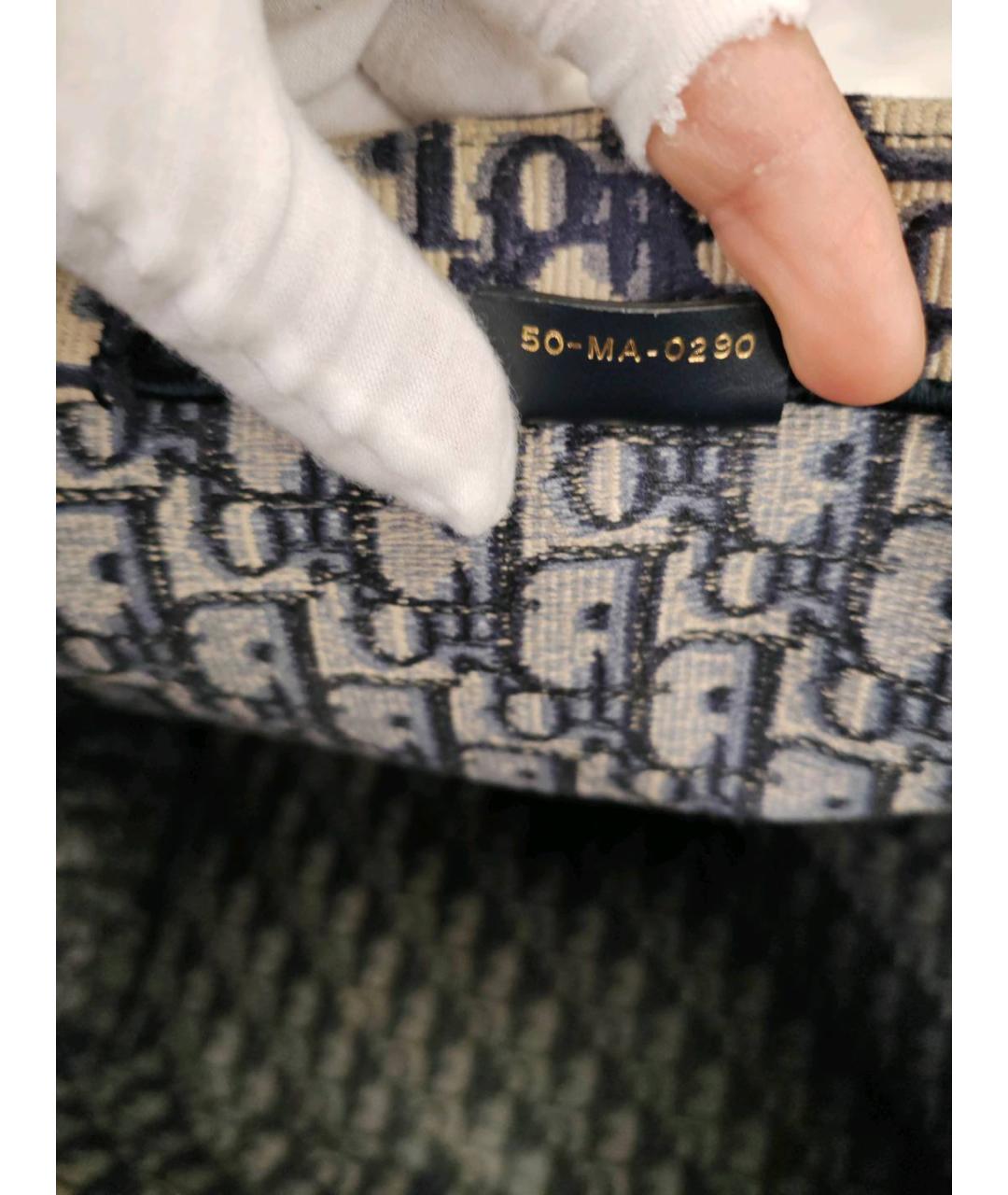 CHRISTIAN DIOR Синяя сумка через плечо, фото 3