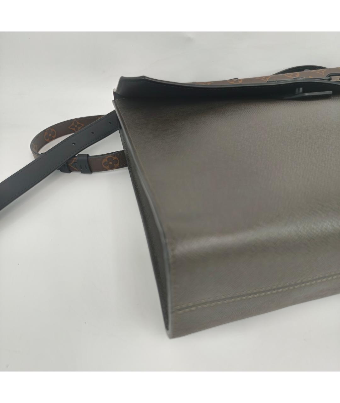 LOUIS VUITTON Серая сумка через плечо, фото 4