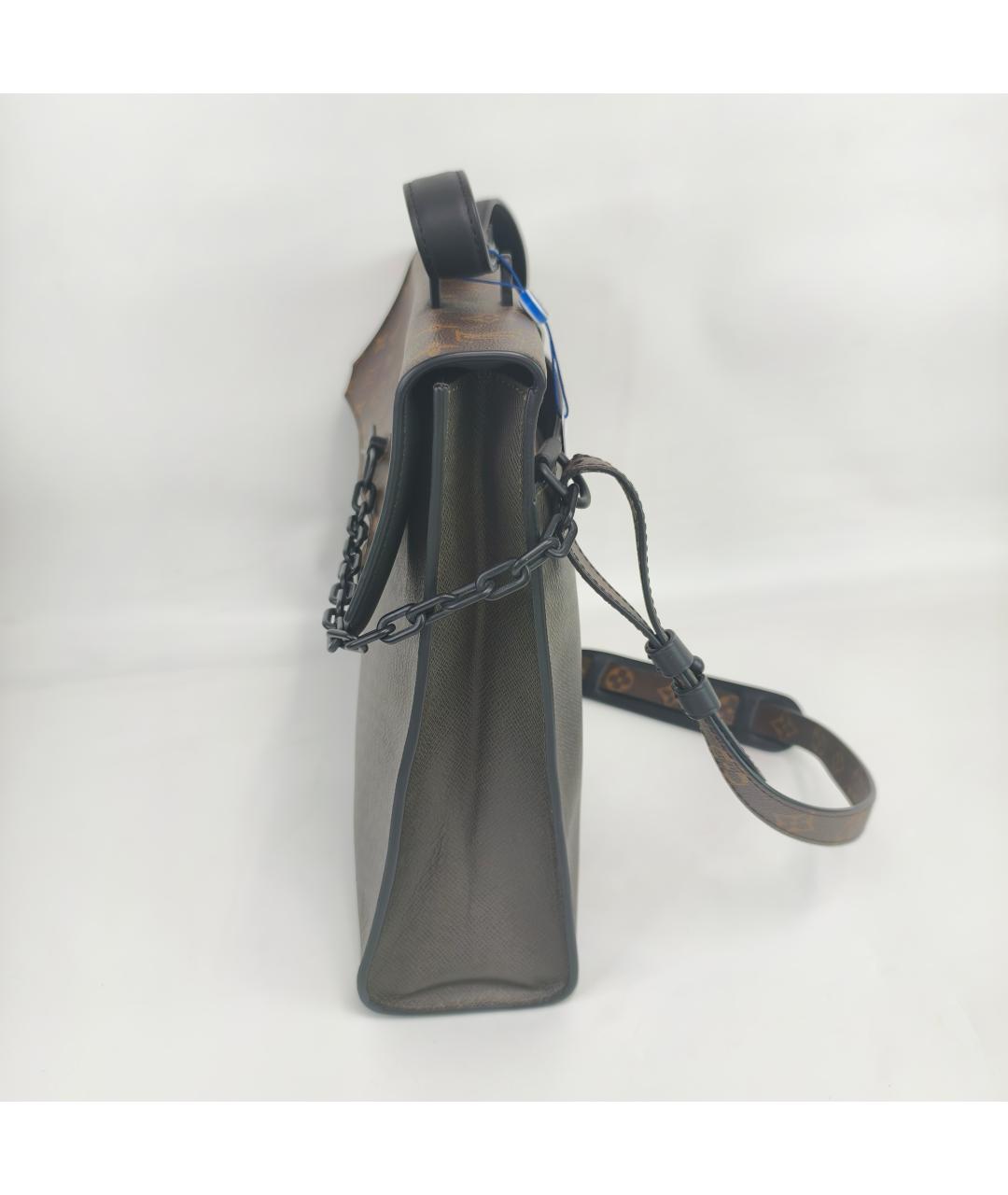 LOUIS VUITTON Серая сумка через плечо, фото 3