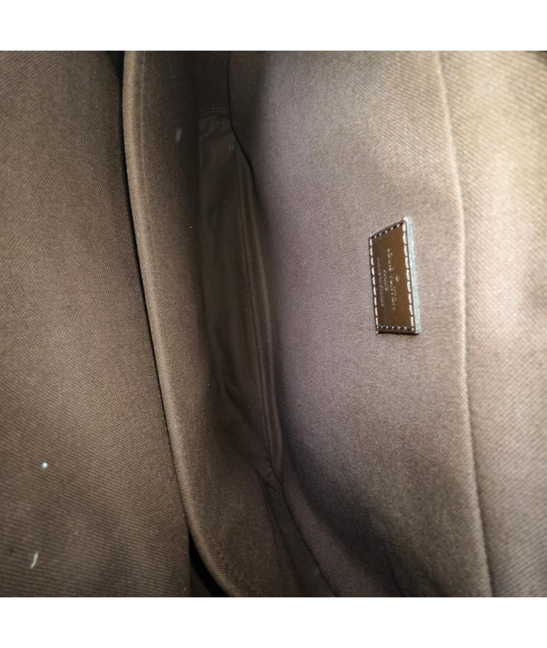 LOUIS VUITTON Коричневая сумка с короткими ручками, фото 4